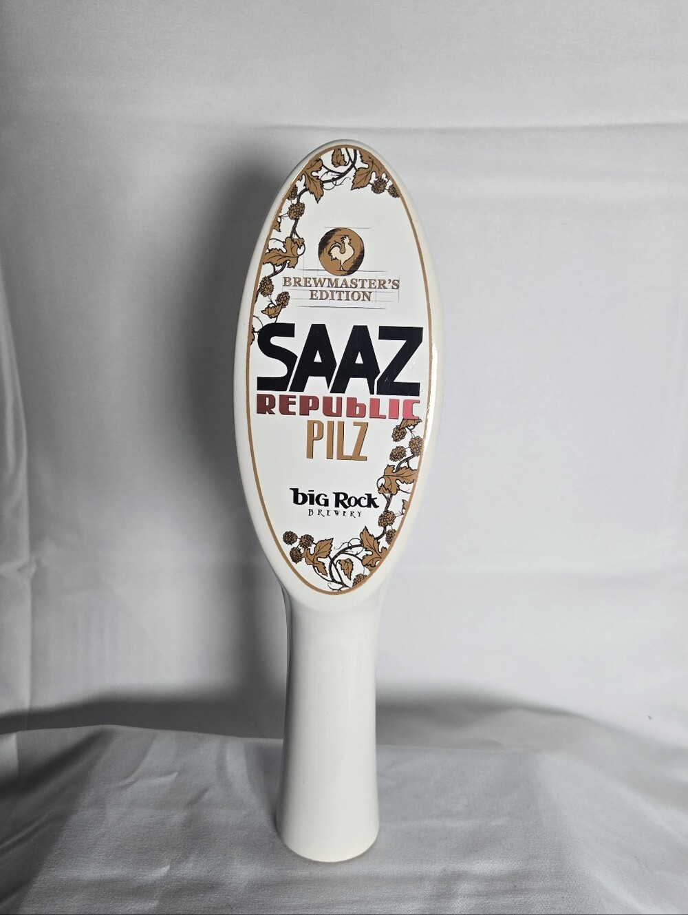 Vintage Big Rock Brewery "Saaz Republic Pilz" Beer Tap Handle